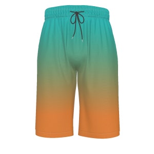 Two Tone Men's Over-The-Knee Shorts