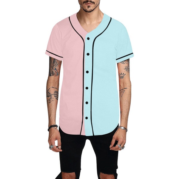 Gender Reveal Baseball Jersey Etsy