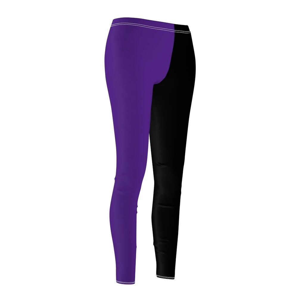 Black purple leggings hotsell