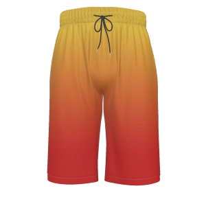 Two Tone Men's Over-The-Knee Shorts