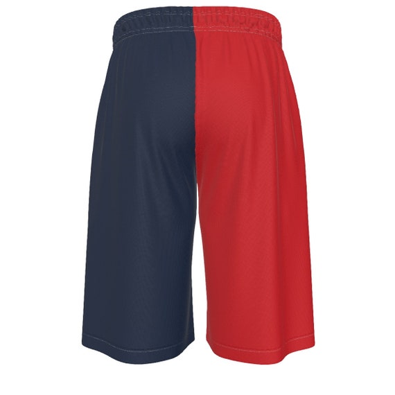 【COLOR iN ID】Two-Tuck Half Cotton Shorts Custom Two Color Men's Over-the-knee Shorts - Etsy
