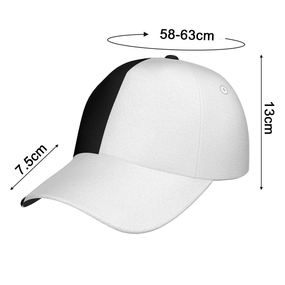 キャップ HOLYNUMBER7 Recycled poly long brim camp cap white Custom Champion Washed Twill Dad's Cap - Design Online