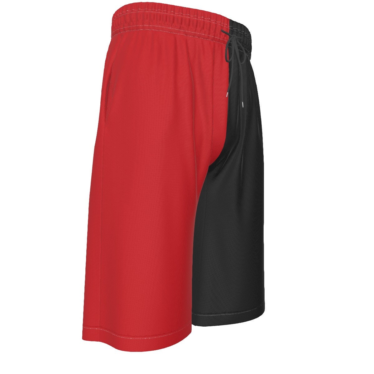 black red basketball shorts