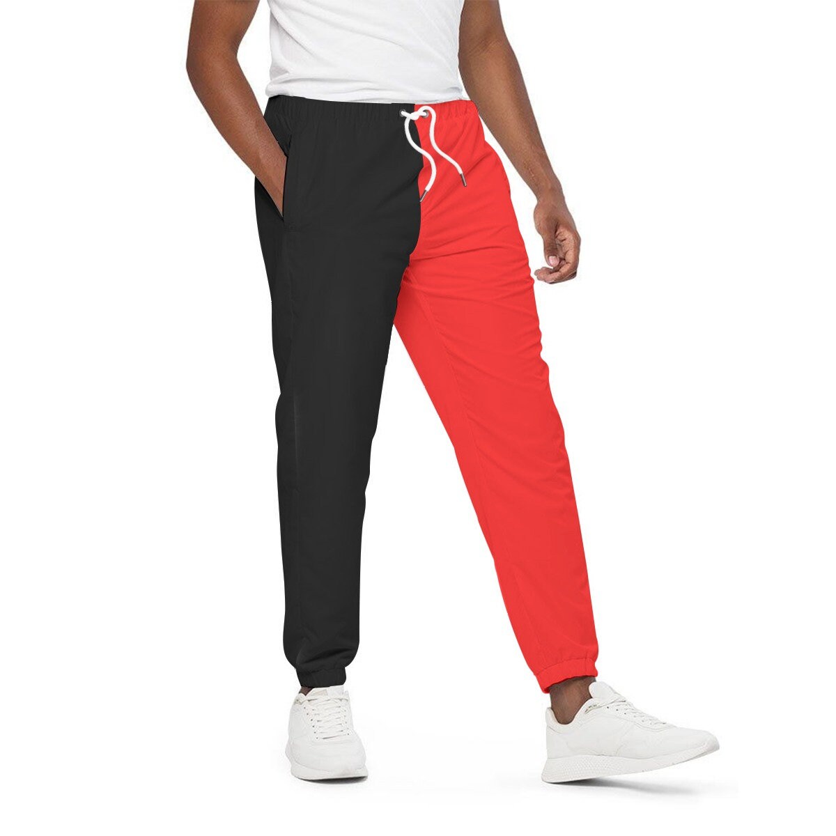 Half colour joggers hotsell