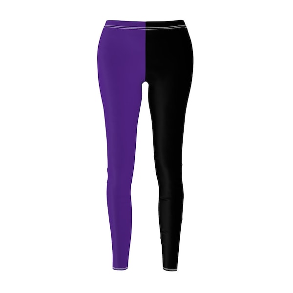 Purple Plaid Women's Leggings