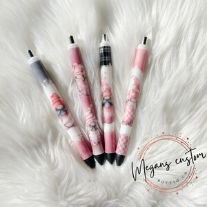 Gnome resin Valentine&#39;s Day pens, Inc joy pens, black in pens, refillable pens