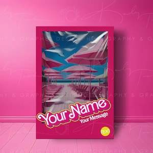 Pink Doll Box Digital Layered Backdrop KIT | Customizable Multi-Layered File for Stunning Photography Composites & Edits