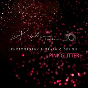 73 Pink Glitter Photoshop Overlays, Bokeh lights, blow, magical, Overlay, Confetti overlays, dust effect, fairies, glittery, shiny, JPG file