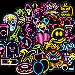 Neon - stickers, decals