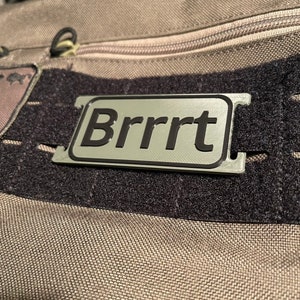 Brrrt patch for MOLLE system made of plastic MG3