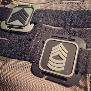 Enlisted Rank - US Army MOLLE Patch