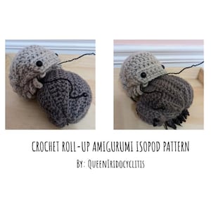 Crochet Roll-Up Isopod Pattern