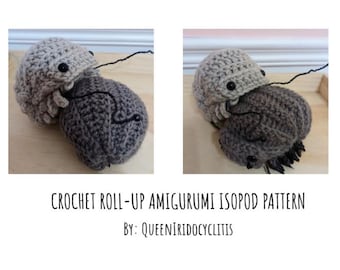 Crochet Roll-Up Isopod Pattern