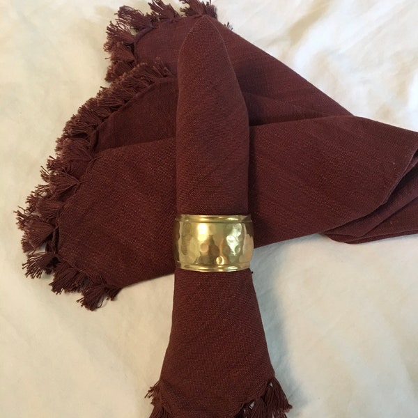 Burgundy Kitchen Cloth Napkins Etsy