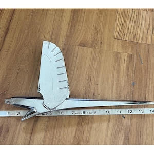 50s Ford hood ornament double wing adjustable eagle car hood ornament RARE custom classic low rider car accessory modifications  collectable