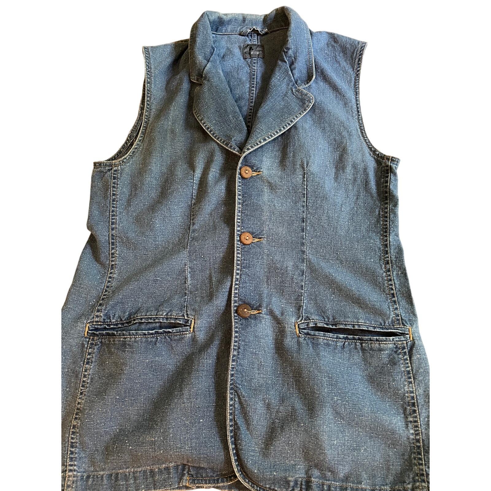 Long Denim Vest