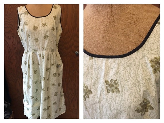1960s vintage cotton dress - Gem