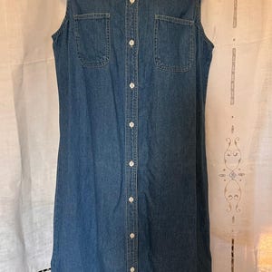 white christmas dresses Billy T Chambray Overall Maxi Dress main image 0