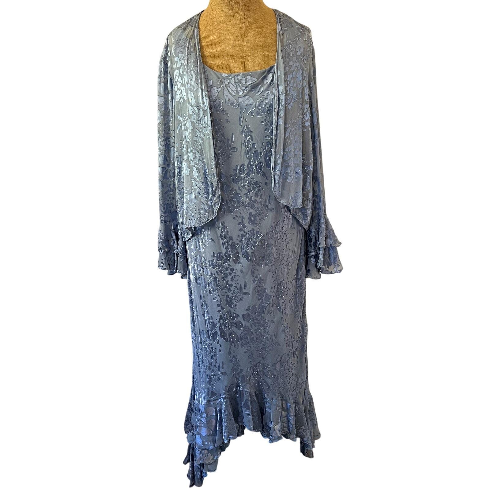 Alex Evenings Dress Blue