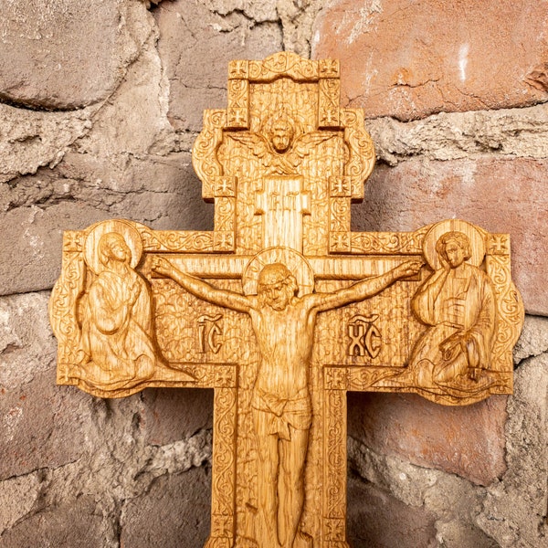 Crucifix Wall Catholic Etsy