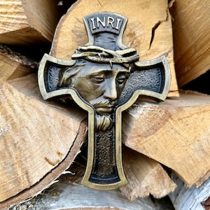 Wooden Crucifix, Jesus Christ Cross, Crucifix Wall