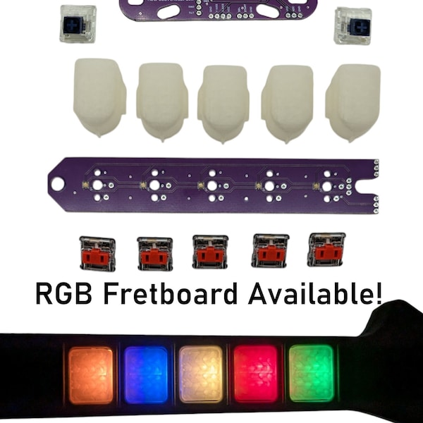 DIY Modding Kit for Guitar Hero Controllers (RGB Available)