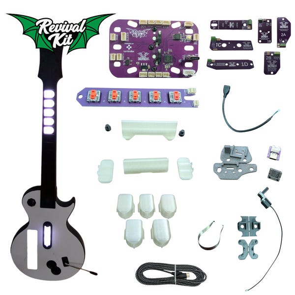 KIT DE REVITALIZACIÓN SIN SOLDADURA para controladores de Guitar Hero de RetroCultMods