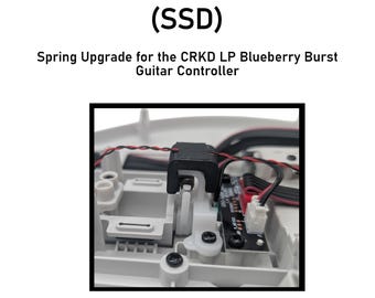 Soya Spring Dampener - Strum Spring Upgrade for CRKD LP Blueberry Burst Guitar Controllers