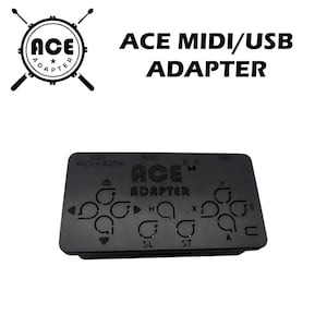 Adaptador MIDI/USB ACE para Rock Band y Guitar Hero