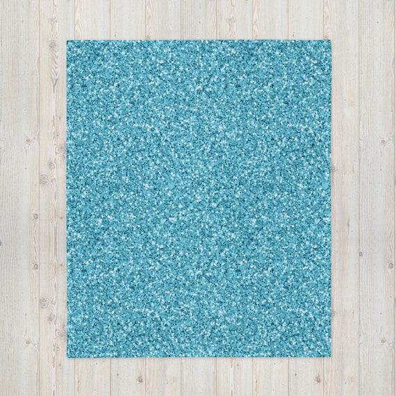 Blue Sparkle Throw Blanket