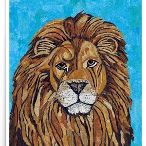 Wild Lion Art Print