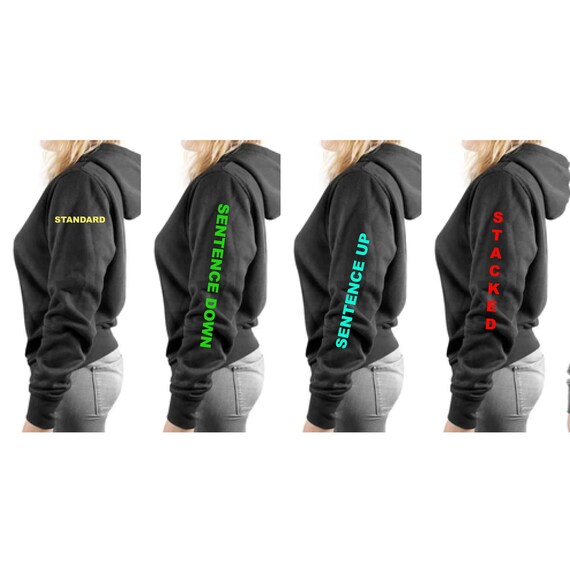 Felpa Con Cappuccio Personalizzabile Your Text Here - Cotone 100%, Nera, Unisex, Adulto, Nuova Con Etichette