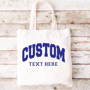 Custom Tote Bag, Personalized Tote Bags, Promotional Tote Bag, Your Text, Image,  Trade Show Gift Bag, Custom Shopper, Shopping Bags,