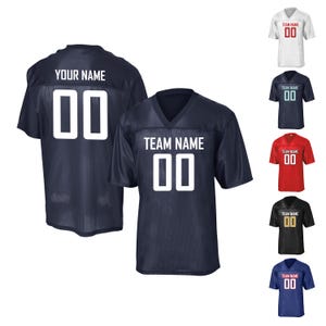 Design Your Football Jersey - Personalize with Name and Number, High-Quality for Fans & Teams, Quick Delivery