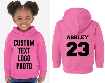 Custom Hoodie Sweatshirt: Personalized Text or Logo