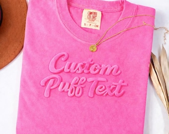 Puff Print Shirt: Soft Washed Cotton, Garment Dyed Vintage Style