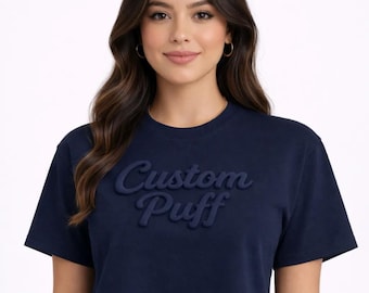 Top corto acolchado personalizado, camiseta con texto en relieve personalizado, camiseta para despedida de soltera.