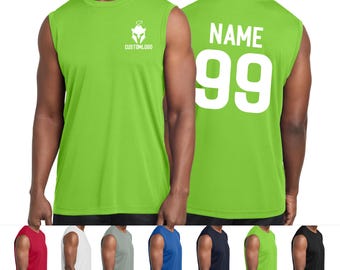 Team Sleeveless Shirt, Lightweight Moisture-Wicking (Unisex Sizes)