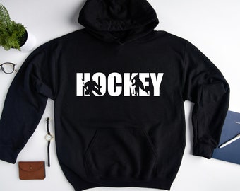 Hockey Hoodie, Eishockey Hoodie Sweatshirt, Hockeyspieler Hoodie, Hockey Geschenke, Hockeyspieler Hoodie, Liebeshockey Hoodie, Hockey-Liebhaber Geschenk