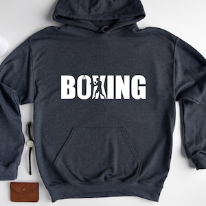 Boxing Hoodie Sweatshirt, Boxer Hoodie, Boxing Lover Gift, Boxing Sweatshirt, Boxing Lover Hoodie, Gift For Boxer image 1