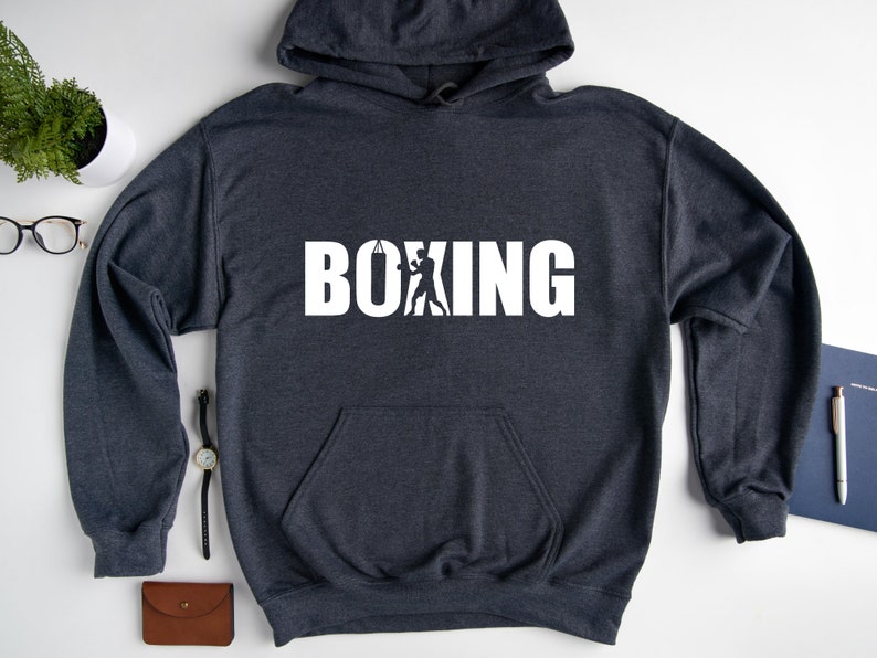 Boxing Hoodie Sweatshirt, Boxer Hoodie, Boxing Lover Gift, Boxing Sweatshirt, Boxing Lover Hoodie, Gift For Boxer image 1