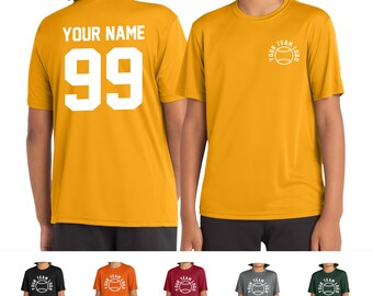 Youth Sports Shirt: Lightweight, Moisture-Wicking - Customizable Fit