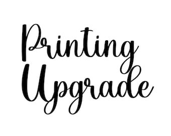 Printing Upgrade