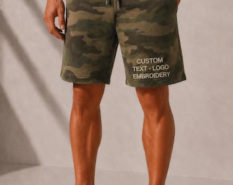 Custom Embroidered Shorts: Cozy Fleece - Personalized Design