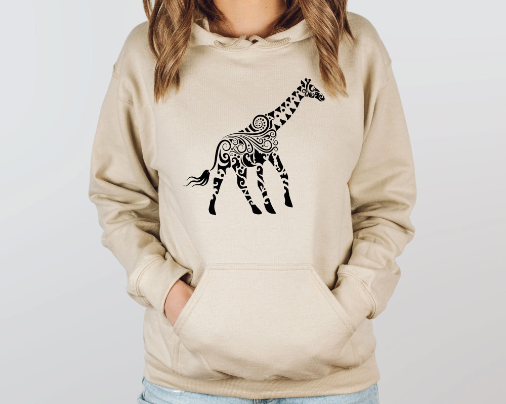 Giraffe Hoodie Sweatshirt | Giraffe Gift | Giraffe Lover Gift | Zoo Hoodie | Animal Hoodie | Animal Lover Gift | Zoo Hoodies Iconictees
