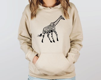 Giraffe Hoodie. Giraffe Lover Hoodie. Giraffe Sweater. Giraffe - Etsy