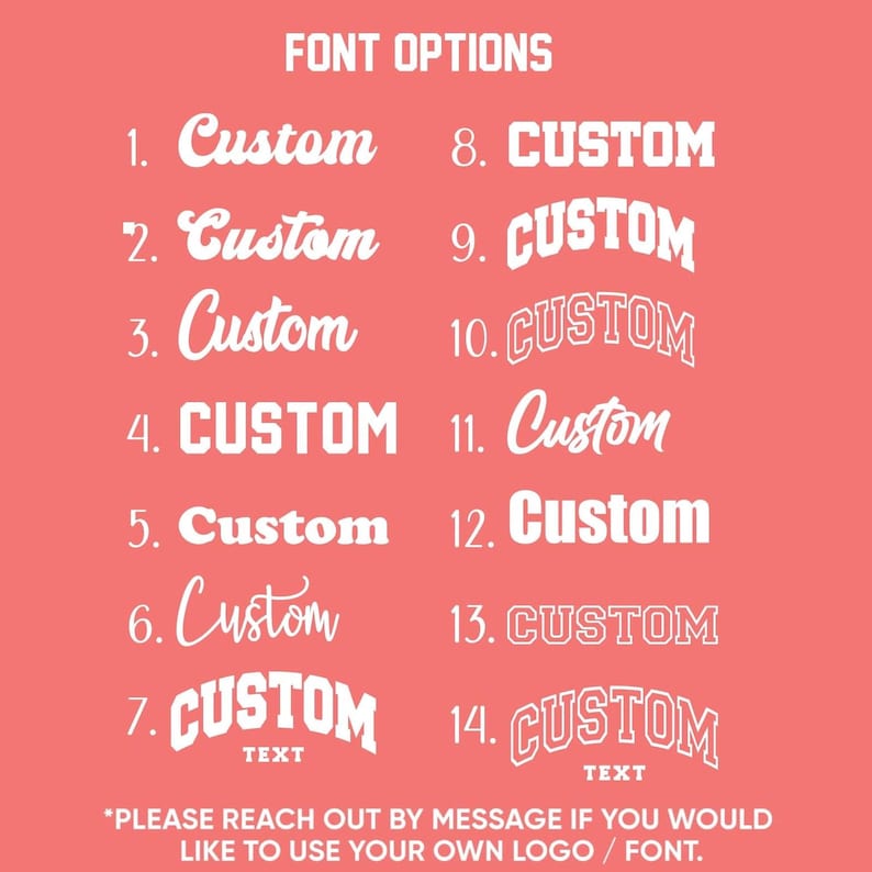 Font options