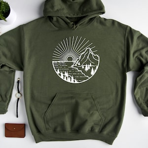 Nature Lover Hoodie, Camping Hoodie, Vacation Hoodie, Summer Hoodie, Hiking Gift, Travel Hoodie, Mountain Hoodie, Adventure Hoodie