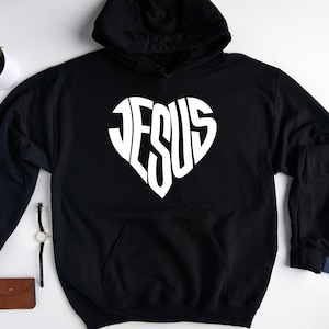 Jesus  Sweatshirt Jesus Hoodie, Christian Gift, Jesus The Way The Truth The Life, Christian Sweatshirt, Religious Hoodie, Religious Gift