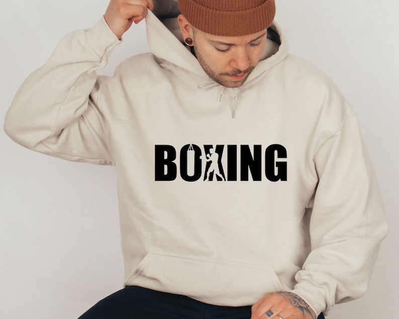 Boxing Hoodie Sweatshirt, Boxer Hoodie, Boxing Lover Gift, Boxing Sweatshirt, Boxing Lover Hoodie, Gift For Boxer image 2